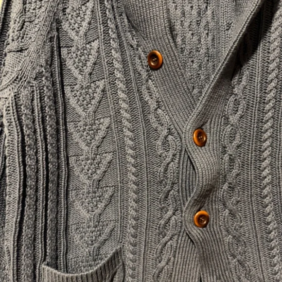 J.Crew Knit Aran Fishermen Cardigan - Picture 2 of 4